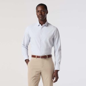 Leeward Lilac Check L/S - Lilac, XL