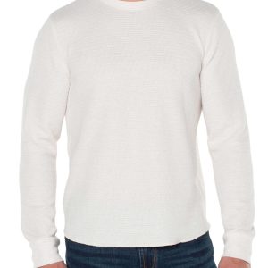 Long Sleeve Crew Neck - Cream, XL