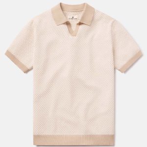 Jacquard Polo - Khaki, L