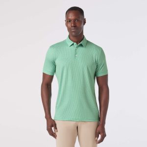 Versa Golf Green Tee Time Polo - Green, XL