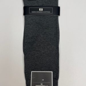 Piattelli Solid Heather Socks - Gray Heather, FA