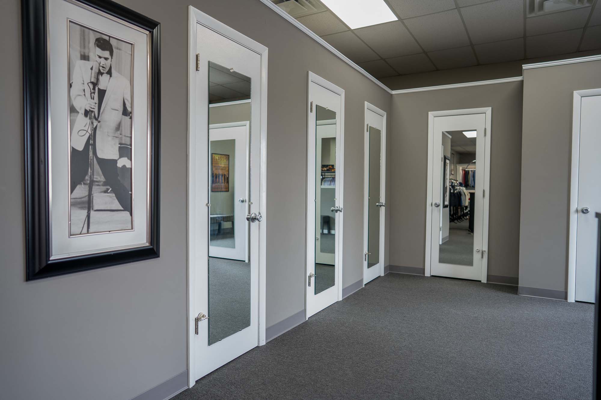 Classic Tux changing rooms