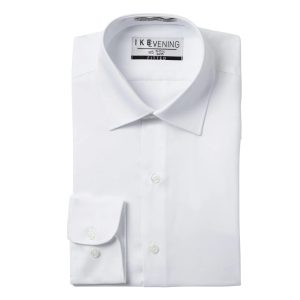 Ike Behar Cotton Shirt - White, L7